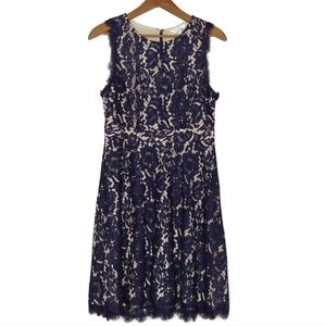 Darling | Midnigt Navy A-Line Lace Dress US 10